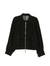 Ziggy Chen Zip-up Jacket In Black