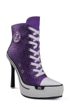 Zigi Adiel Platform Bootie In Purple