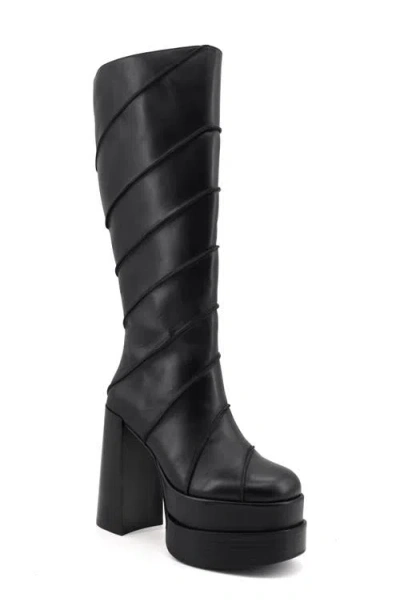 Zigi Albania Platform Waterproof Boot In Black