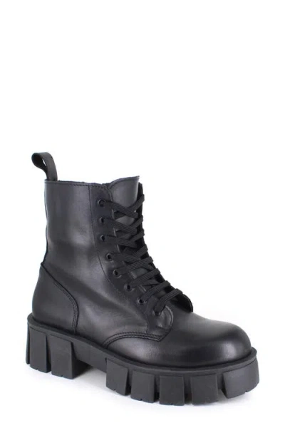 Zigi Alejandria Lug Sole Boot In Black