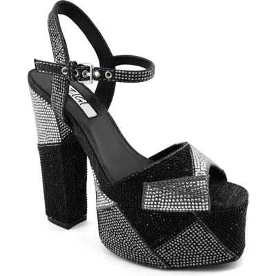 Zigi Antonia Ankle Strap Platform Sandal In Black