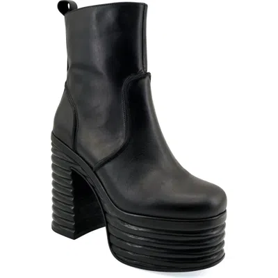 Zigi Argelia Waterproof Platform Bootie In Black