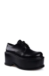 Zigi Artisan Fenni Platform Derby In Black Leather