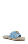 Zigi Artisan Lariana Slide Sandal In Blue Floral