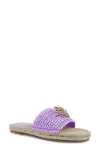 Zigi Artisan Lariana Slide Sandal In Lilac Flower