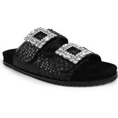 Zigi Artisan Mikka Two-strap Sandal In Black