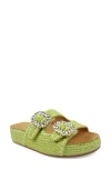 Zigi Artisan Rad Platform Sandal In Green