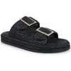 Zigi Artisan Reedie Two-strap Sandal In Black