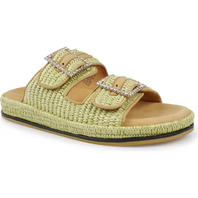 Zigi Artisan Reedie Two-strap Sandal In Green