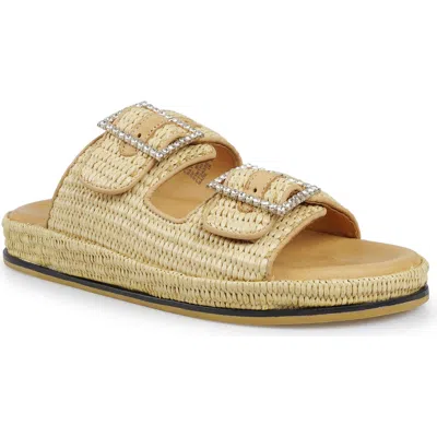 Zigi Artisan Reedie Two-strap Sandal In Neutral