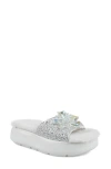 Zigi Ashey Faux Fur Platform Slide Sandal