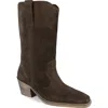 Zigi Baldwin Western Boot In Brown