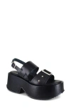 Zigi Belixy Platform Sandal In Black