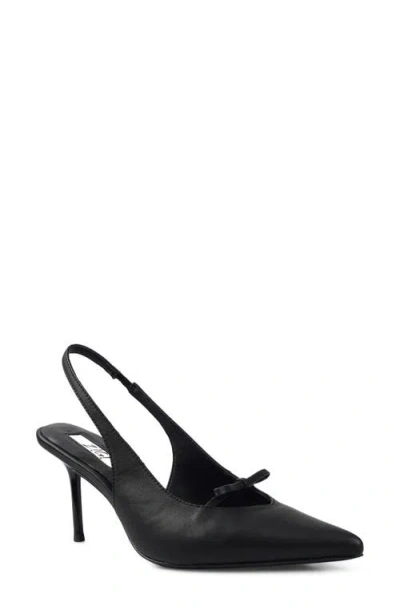 Zigi Bombay Slingback Pointed Toe Pump In Black