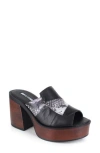 Zigi Carla Platform Sandal In Black