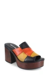 Zigi Carla Platform Sandal In Cognac