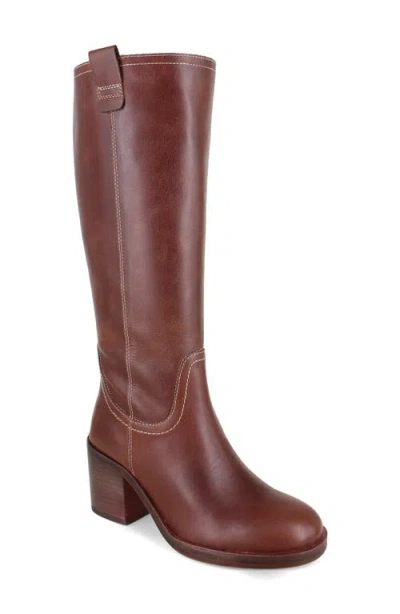 Zigi Casper Knee High Block Heel Boot In Multi