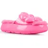 Zigi Cass Faux Fur Lined Sandal In Pink