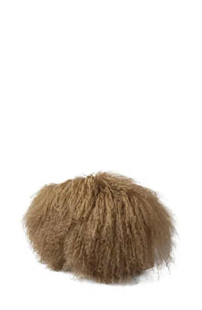 Zigi Eliza Genuine Shearling Bootie In Brown