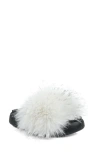 Zigi Fabbi Faux Fur Platform Sandal