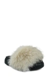 Zigi Fabbi Faux Fur Platform Sandal