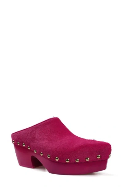 Zigi Faustina Pointed Toe Platform Mule In Fuslt