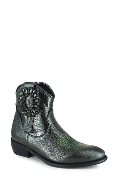 Zigi Helisent Western Boot In Green