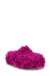 Zigi Jincy Faux Shearling Clog In Fuschia