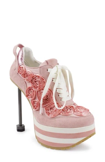 Zigi Limber Platform Sneaker Pump In Pink