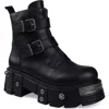 Zigi Lug Sole Bootie In Black Leather