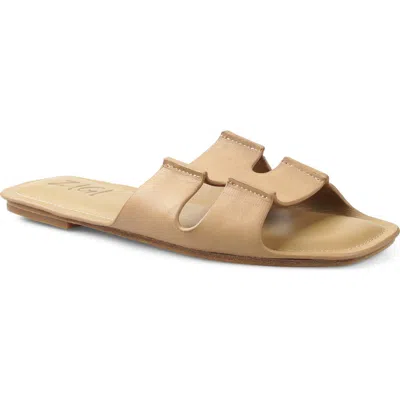 Zigi Marcie Slide Sandal In Natural Leather