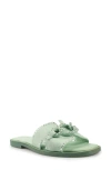 Zigi Nerano Slide Sandal In Green