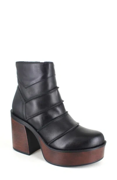 Zigi Noa Platform Bootie In Black