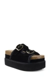 Zigi Platform Sandal In Black