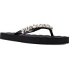 Zigi Queen Flip Flop In Black