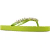 Zigi Queen Flip Flop In Lime