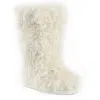 Zigi Raylynn Faux-fur Tall Boot In Ivory