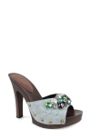 Zigi Razzel Platform Sandal In Blue