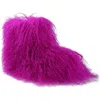 Zigi Risha Faux Fur Bootie In Fusch