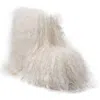 Zigi Risha Genuine Shearling Bootie In White
