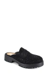 Zigi Sachi Rhinestone Embellished Lug Sole Clog In Black
