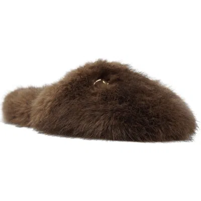Zigi Shera Faux Fur Slipper In Brown