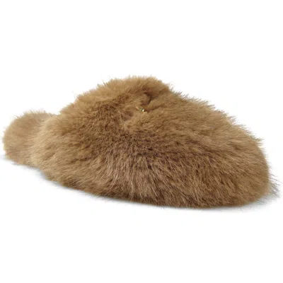 Zigi Shera Faux Fur Slipper In Nat Faux O