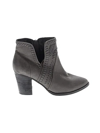 Pre-owned Zigi Soho Ankle Boots In Gray