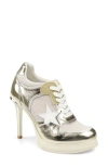 Zigi Stiletto Platform Pump In Gold