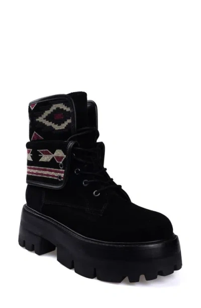 Zigi Tenisha Platform Bootie In Black
