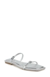 Zigi Two-strap Sandal In Silver