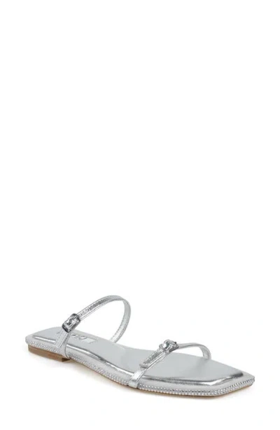 Zigi Two-strap Sandal In Silver