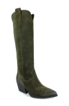 Zigi Valezka Knee High Boot In Green