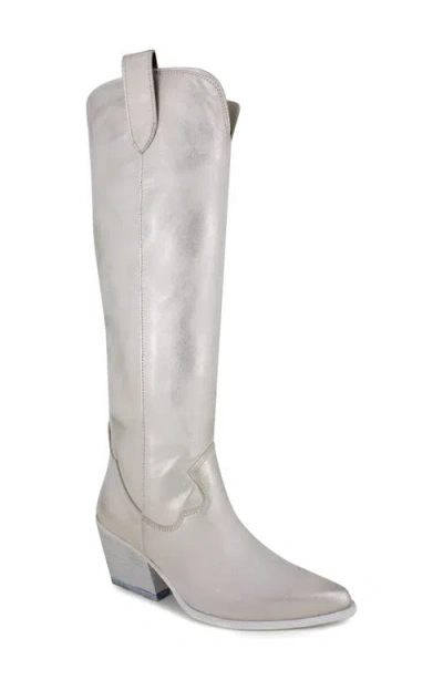 Zigi Valezka Knee High Boot In Bone Gold